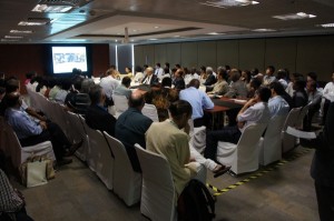 Participants at the well-attended side event