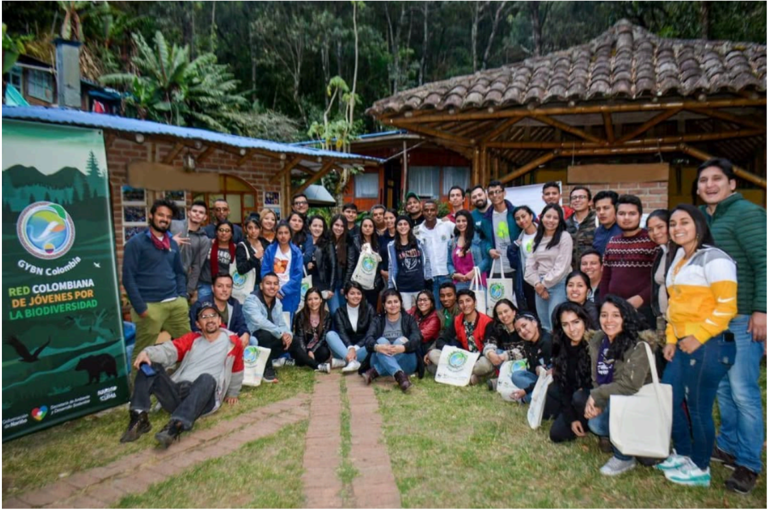 group of young people in Colombia